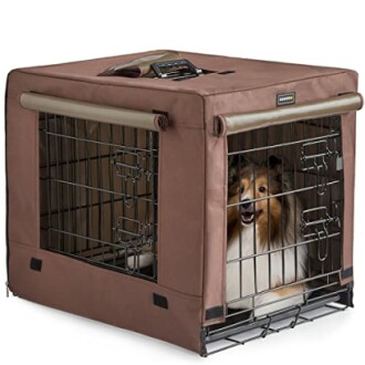 DONORO Dog Crates Kit for Small Size Dogs Indoor